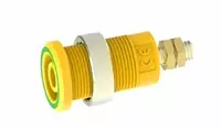 Yellow Green 4mm Socket with M4 Stud